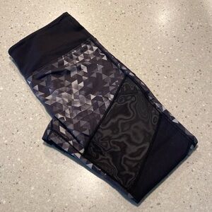 Mixed media leggings